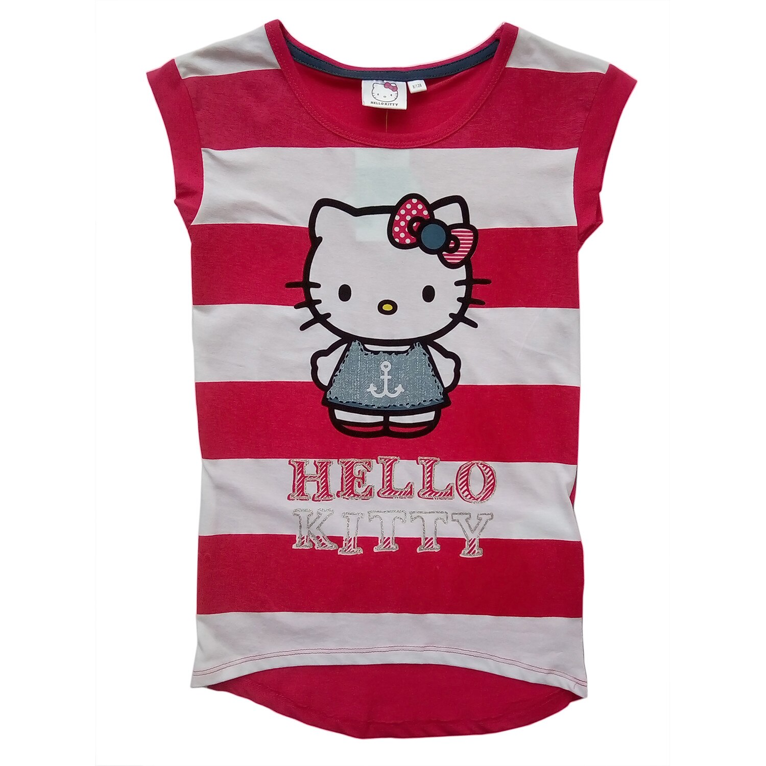 Bluza lunga cu maneca scurta , Hello Kitty , 8 ani/128 cm