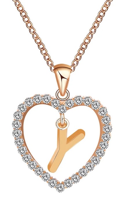 Colier dama ZYBLSSBB litere engleze aur 16g 45cm