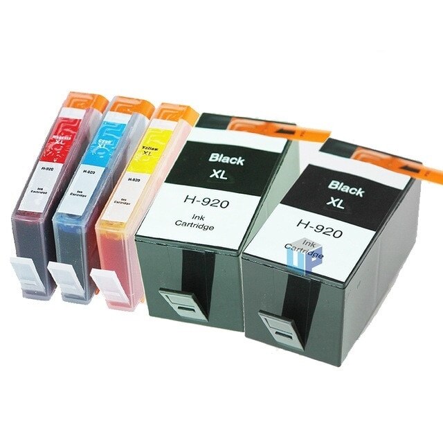 920Xl Set 5 Cartuse Compatibile HP 920XLBK/C/M/Y,HP Officejet 7500A , Officejet 6000 , Officejet E609a , Officejet 6500 ,HP6500AIO,Officejet E709a , Officejet E709n , Officejet 7000 ,7500A,Officejet E809a