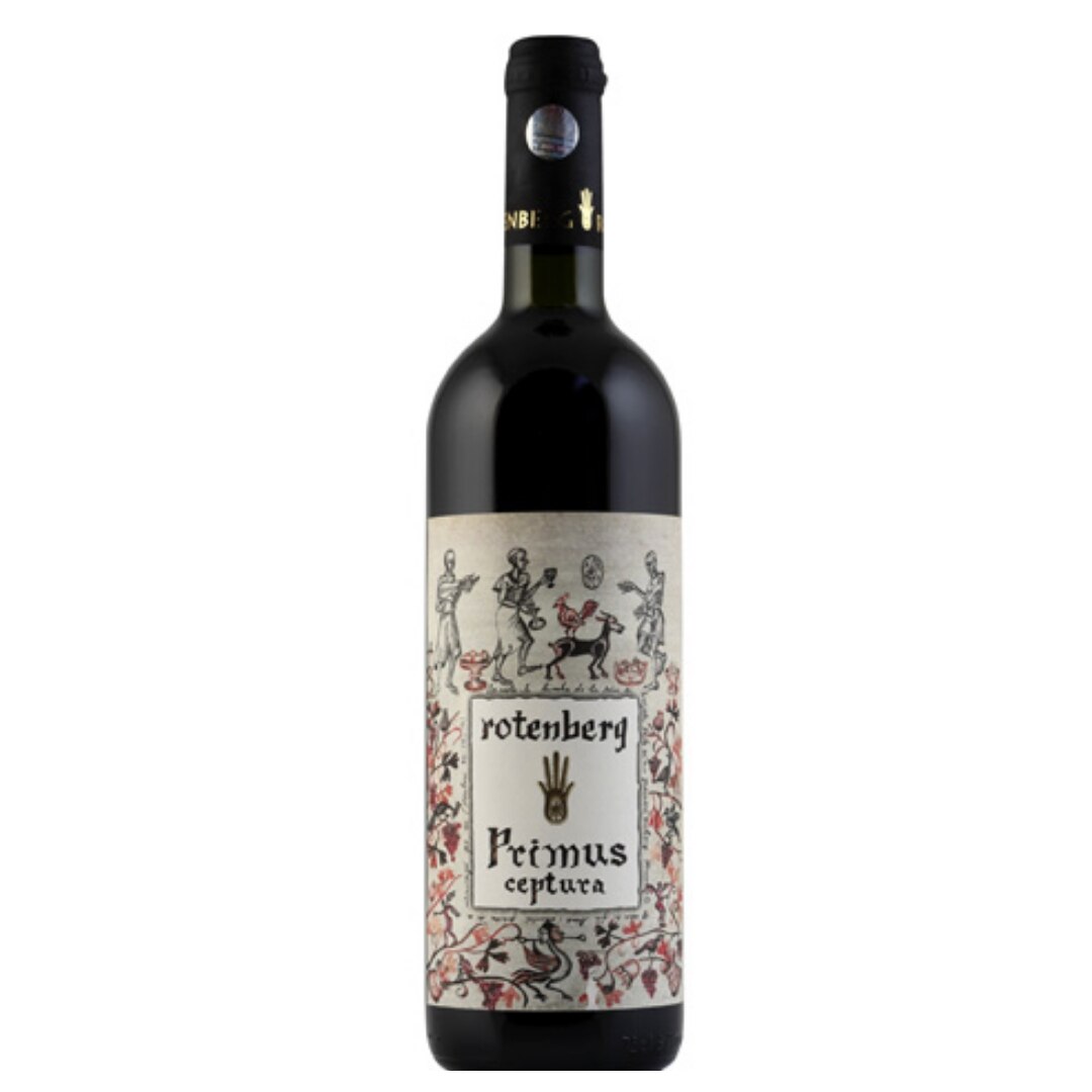 Vin Merlot Primus Rotenberg 2013, 0.75 L, rosu sec