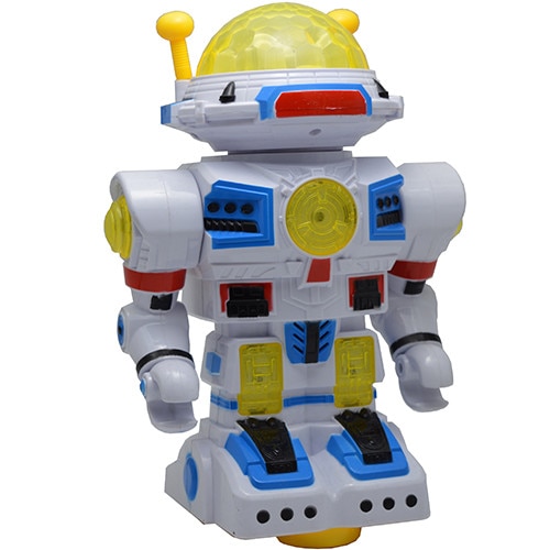 Robot mergator cu sunet si lumini