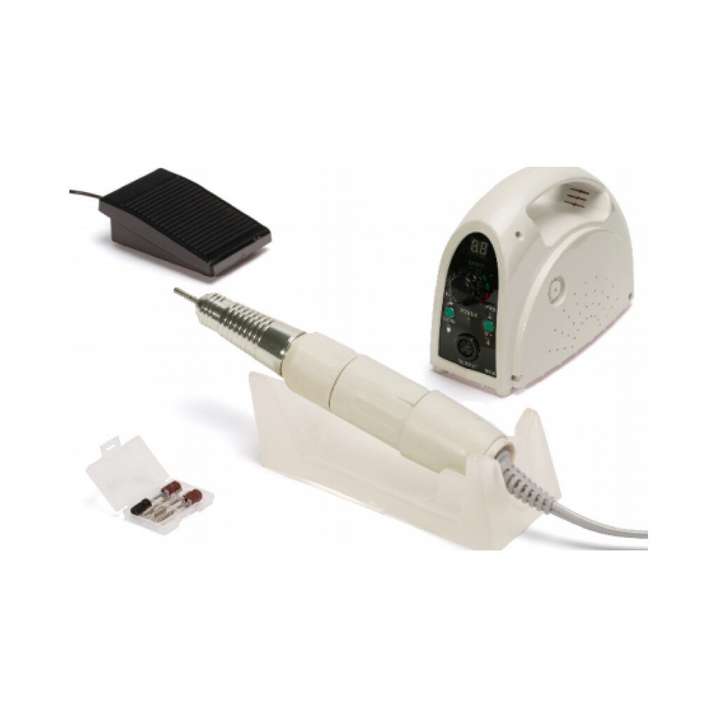 Pila electrica Simei 35000 RPM, 14 accesorii, 65 W, pedala