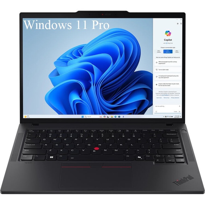 Laptop Lenovo ThinkPad P14s Gen 6 (AMD), 14" WUXGA 1920x1200 IPS 400nits, AMD Ryzen AI 7 PRO 350 8-core, 32 GB DDR5, 1TB SSD m2 PCIe, AMD Radeon 860M Graphics, Windows 11 Pro, 1.39kg Black