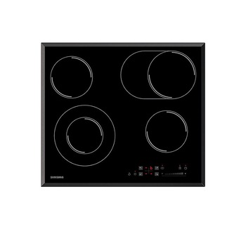 Plita electrica, Samsung, CTR164NC01/XEO, 57,5 cm, 4 zone de gatit, Negru