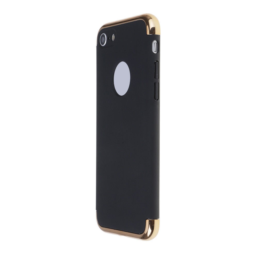 Husa IPAKY LUX Fashion - Rama Electroplacata - iPhone 7 (Black)