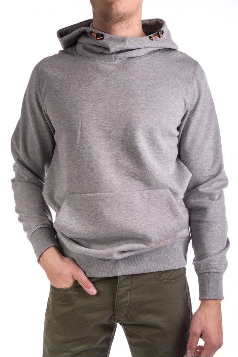Bluza barbati, Jack & Jones jjcoMullin Sweat Hood, Gri deschis, L