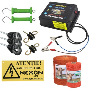 Pachet gard electric NEXON Simple 12V , 1250m Pachet gard electric NEXON Simple 12V , 1250m