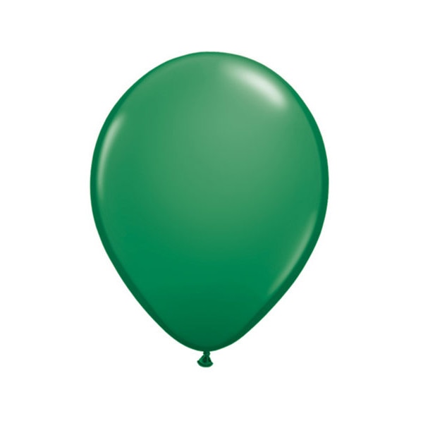 Baloane latex 30 cm verde inchis (100 buc)