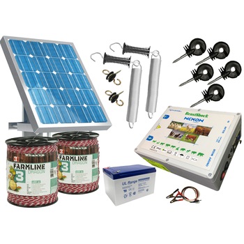 Kit complet gard electric NEXON BeastShock 8.5 J 12V+Solar , 800m Sfoara Kit complet gard electric NEXON BeastShock 8.5 J 12V+Solar , 800m Sfoara