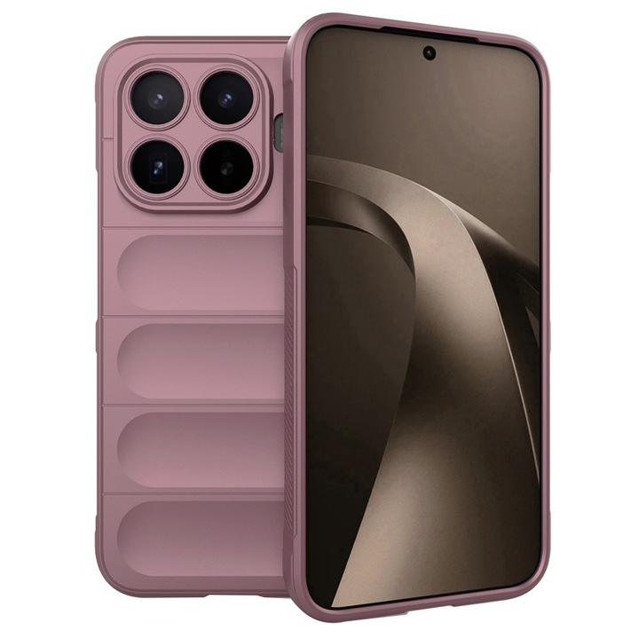 Husa pentru Xiaomi 17T Pro DaDen® Magic Shield, Antisoc, Interior microfibra, TPU, Mov