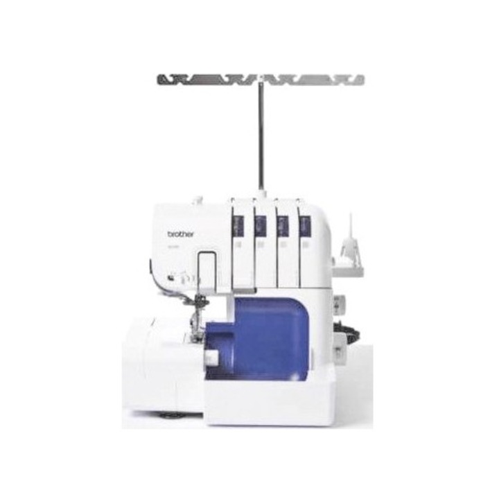 Masina de cusut overlock Brother 4234D, rapida, automata, alba, cu masa extinsa