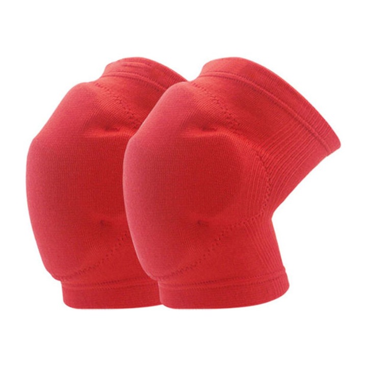 Genunchiere sportive ZYBLSSBB burete gros rosu 26x16x1cm set