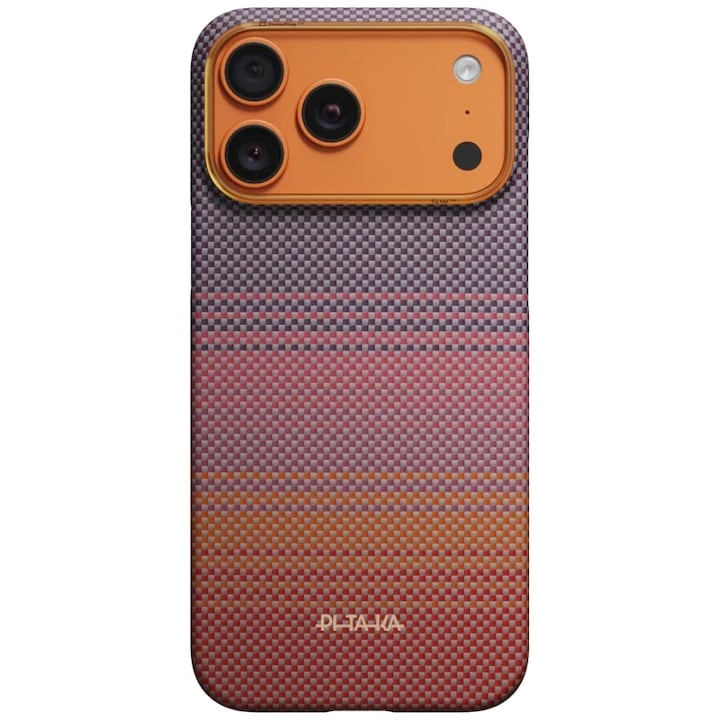 Carcasa PITAKA Edge California Dream 02 compatibila cu iPhone 17 Pro Max, Sunset