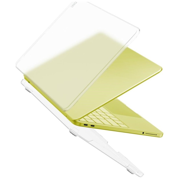 Carcasa laptop UNIQ Claro compatibila cu MacBook Neo 13 inch, Transparent
