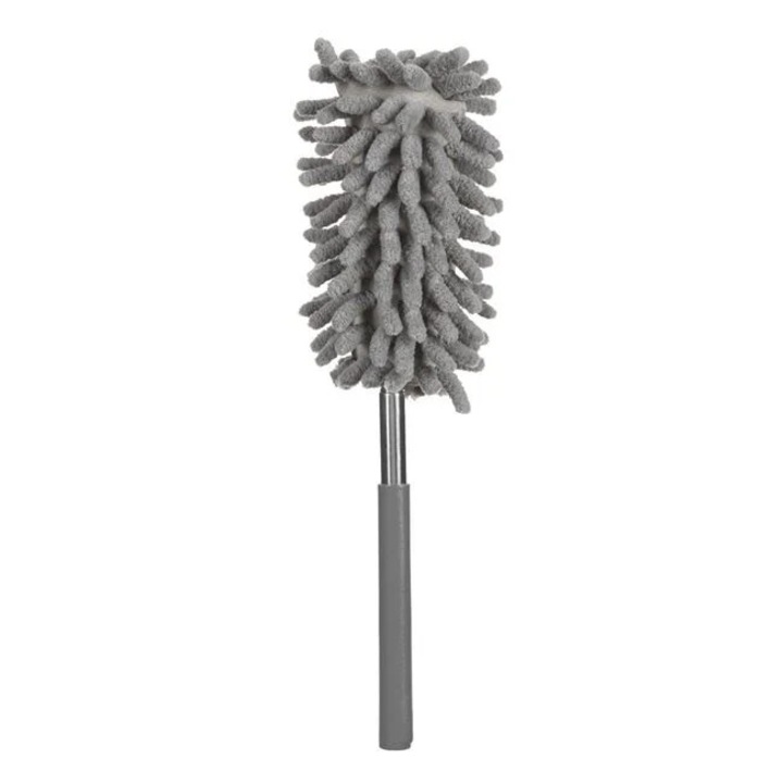 Pamatuf extensibil microfibre gri 37-74cm pentru curatare