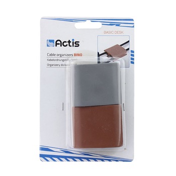 Organizator cabluri Bino, silicon flexibil, set 2 bucati Organizator cabluri Bino, silicon flexibil, set 2 bucati