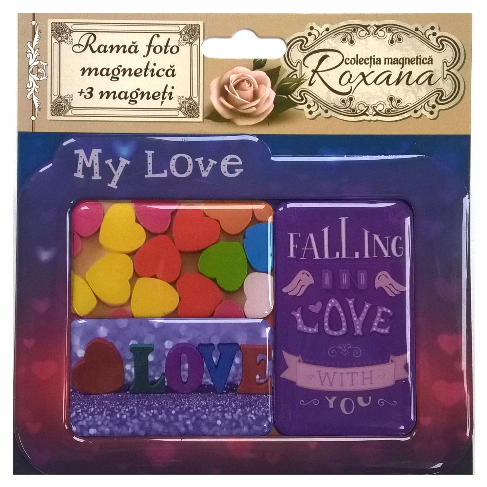 Set Rama foto magnetica + 3 magneti - My Love