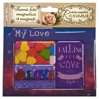 Set Rama foto magnetica + 3 magneti - My Love Set Rama foto magnetica + 3 magneti - My Love