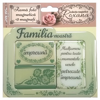 Set Rama foto magnetica + 3 magneti - Familia noastra Set Rama foto magnetica + 3 magneti - Familia noastra