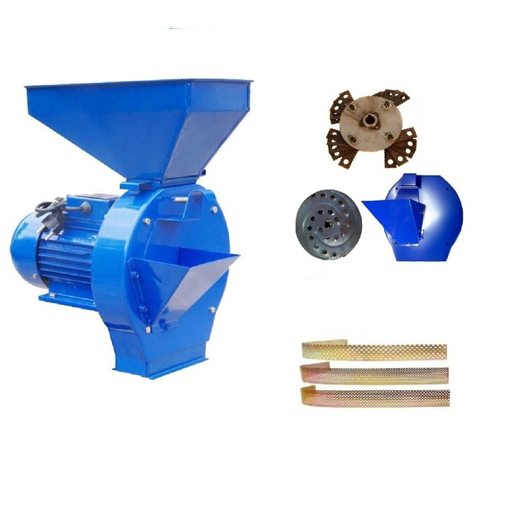 Moara ruseasca Campion (CUVA MARE) pentru fructe si cereale, 3.5 kw, 100% cupru