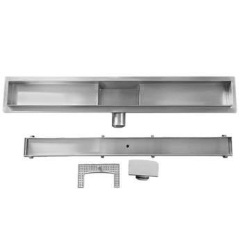 Rigola de dus integrala din otel inoxidabil cu acoperire ceramica KS 1000mm Rigola de dus integrala din otel inoxidabil cu acoperire ceramica KS 1000mm