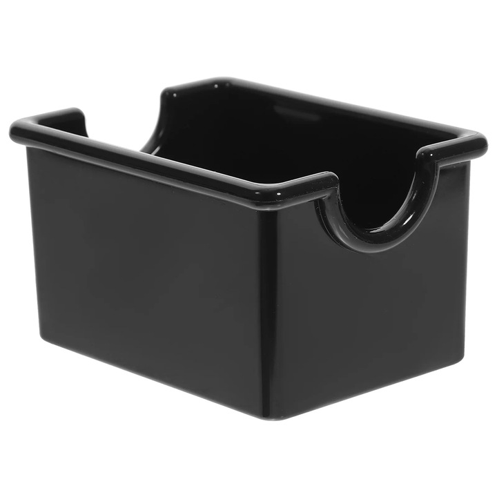 Cutie depozitare ceai ZYBLSSBB negru 8.5x6.5x5cm