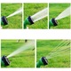 Furtun Extensibil pentru Gradina 60 m, cu Pistol de Stropire 7 Functii, Conectori Inclusi, Albastru-Verde