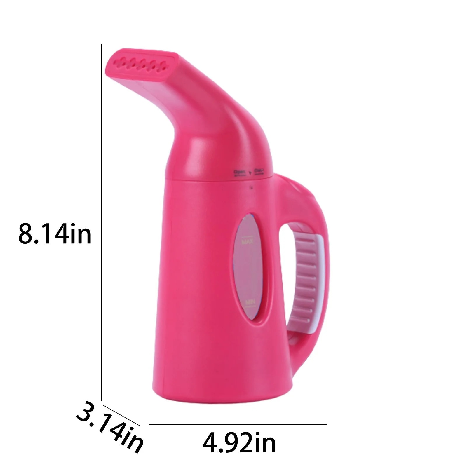 Fier de calcat cu aburi portabil, ZYBLSSBB, rosu, 12.5x8x20.7cm