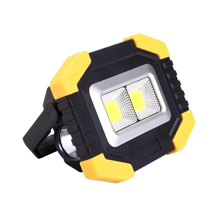 Lanterna camping ZYBLSSBB, LED, USB, negru, 13.5x10.5x4.5cm, rezistenta la apa, baterie reincarcabila solar
