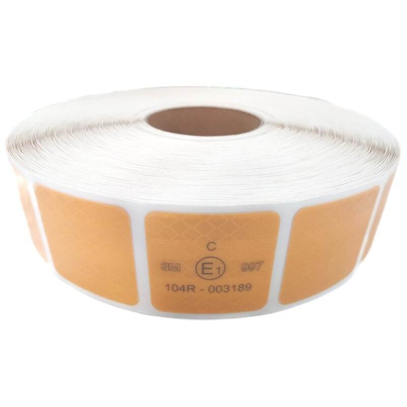 Banda reflectorizanta prelata, 50m, galbena, 3M Diamond Grade 997-71s cutie originala