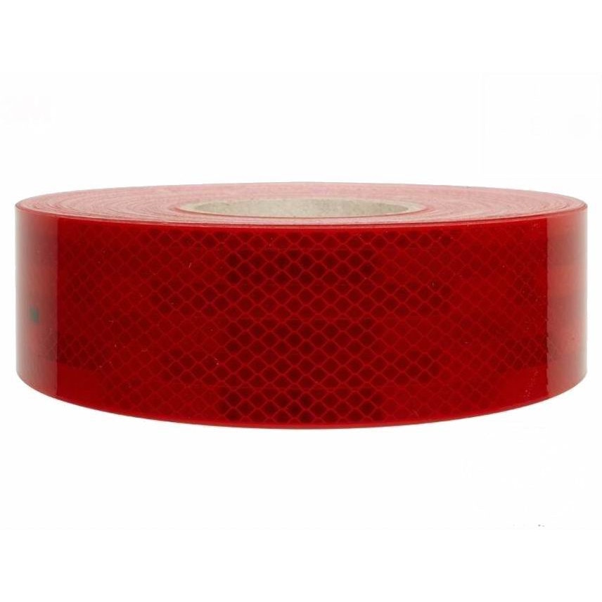 Banda reflectorizanta continua, rosie, 50M, 3M Diamond Grade 983-72 Premium 7167 RA