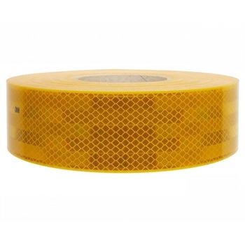 Banda reflectorizanta continua, galbena, 50M, 3M Diamond Grade 983-71 Premium 7165 RA Banda reflectorizanta continua, galbena, 50M, 3M Diamond Grade 983-71 Premium 7165 RA