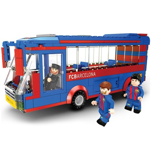 Set de constructie, Nanostar, Autobuz, FC Barcelona