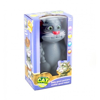 Motanul vorbaret si inteligent , Talking Tom 2 , Urban Trends, Versiune Updatata,2 Baterii Cadou Motanul vorbaret si inteligent , Talking Tom 2 , Urban Trends, Versiune Updatata,2 Baterii Cadou