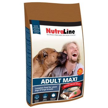 Hrana uscata pentru caini Nutraline, Maxi Adult, 3 Kg Hrana uscata pentru caini Nutraline, Maxi Adult, 3 Kg
