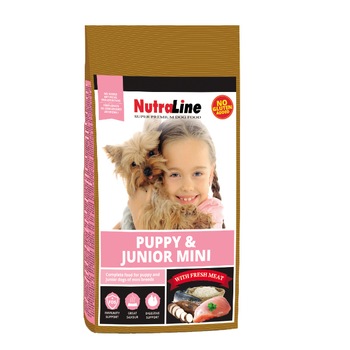 Hrana uscata pentru caini Nutraline, Mini Puppy & Junior, 8 Kg Hrana uscata pentru caini Nutraline, Mini Puppy & Junior, 8 Kg