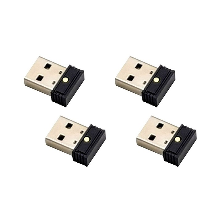 6 db USB kurzormozgató eszköz, fekete, 6x kompakt