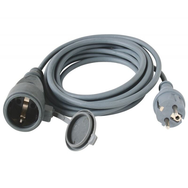 Cablu prelungitor cauciucat H07RN-F 3G1.0 mm², 30 m, IP44, Home