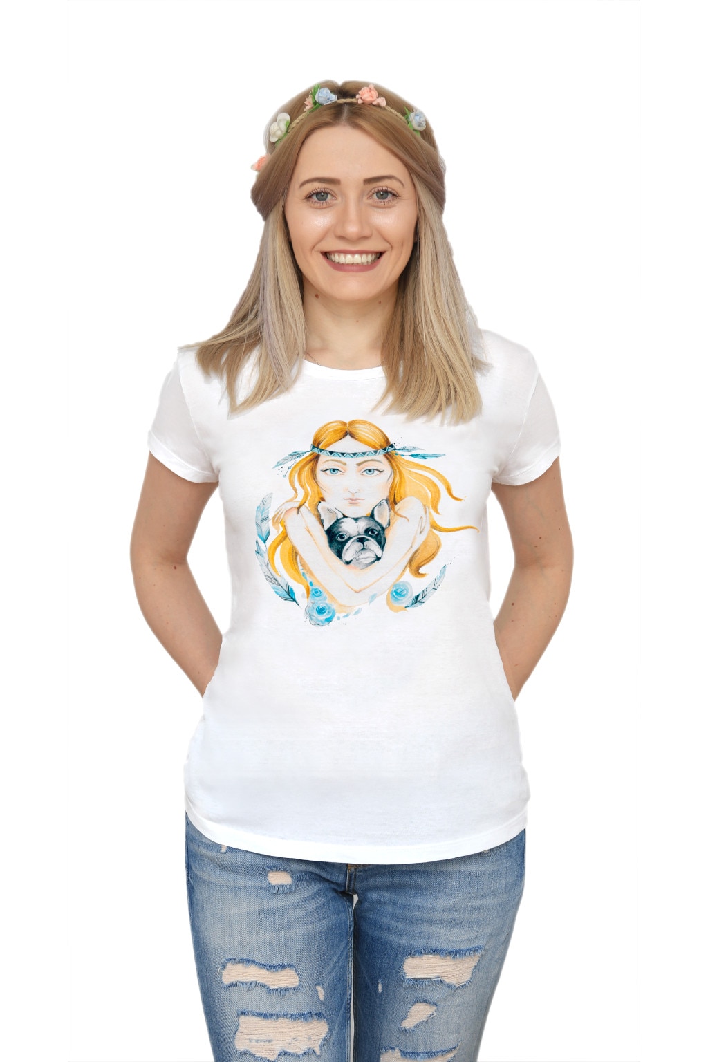 Tricou dama din bumbac organic - 