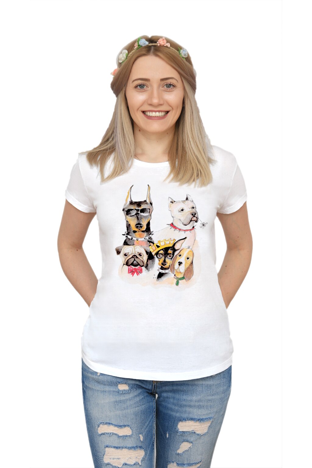 Tricou dama din bumbac organic - 