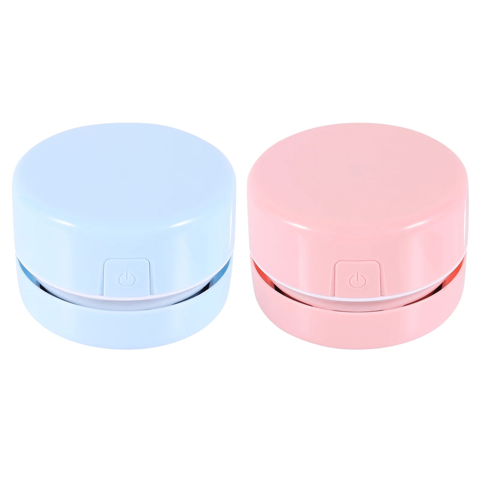 Aspirator de birou portabil ZYBLSSBB mini roz albastru 8.3x8.3x6cm set 2 bucati