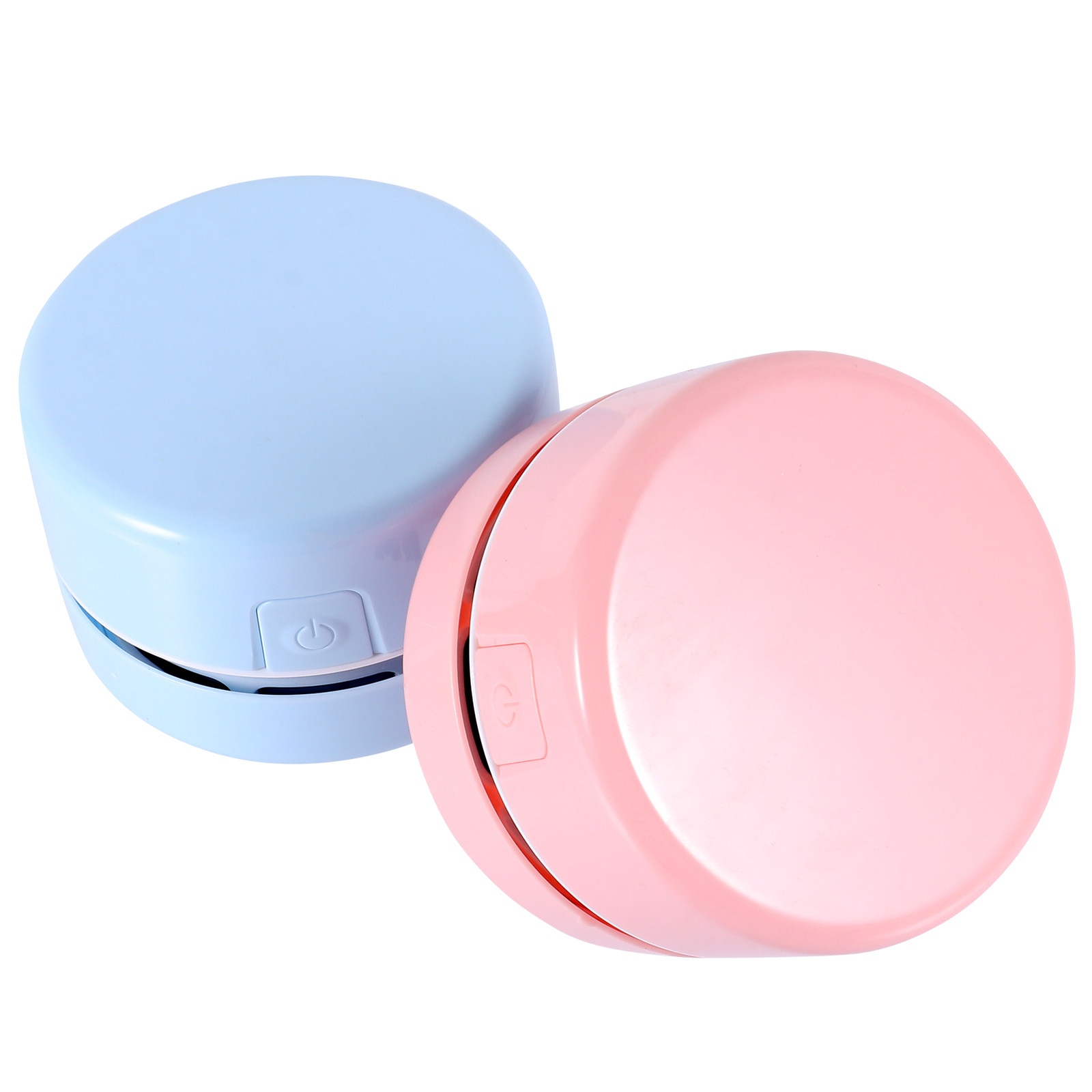 Aspirator de birou portabil ZYBLSSBB mini roz albastru 8.3x8.3x6cm set 2 bucati
