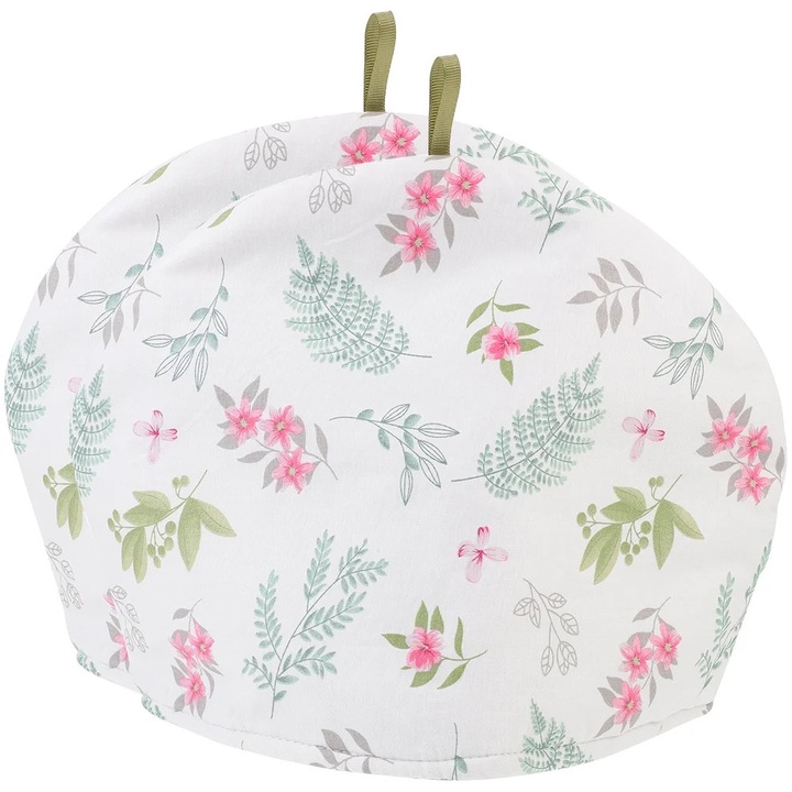 Set 2 Huse Ceainic Bumbac Imprimeu, Izolante, 33x23x1cm, Multicolor