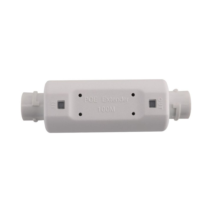 Комплект от 3 POE удължителя 250м, 30W, бял, 10/100Mbps, водоустойчив за външна употреба, 48V