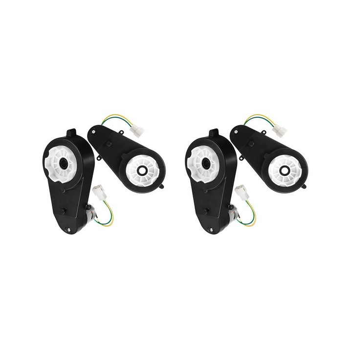 Комплект от 4 електрически мотора 24V 40000rpm, черен, 35x12mm, за детски колички