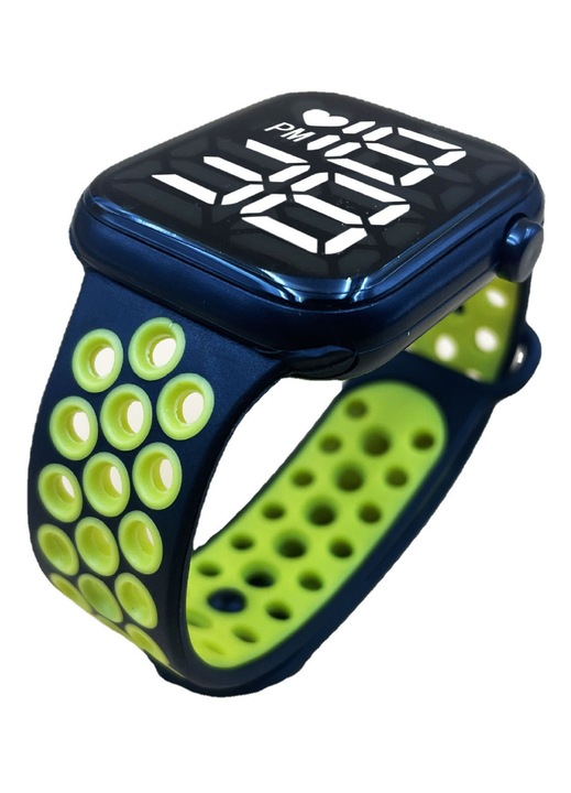 Ceas electronic LED Y1 sport negru verde