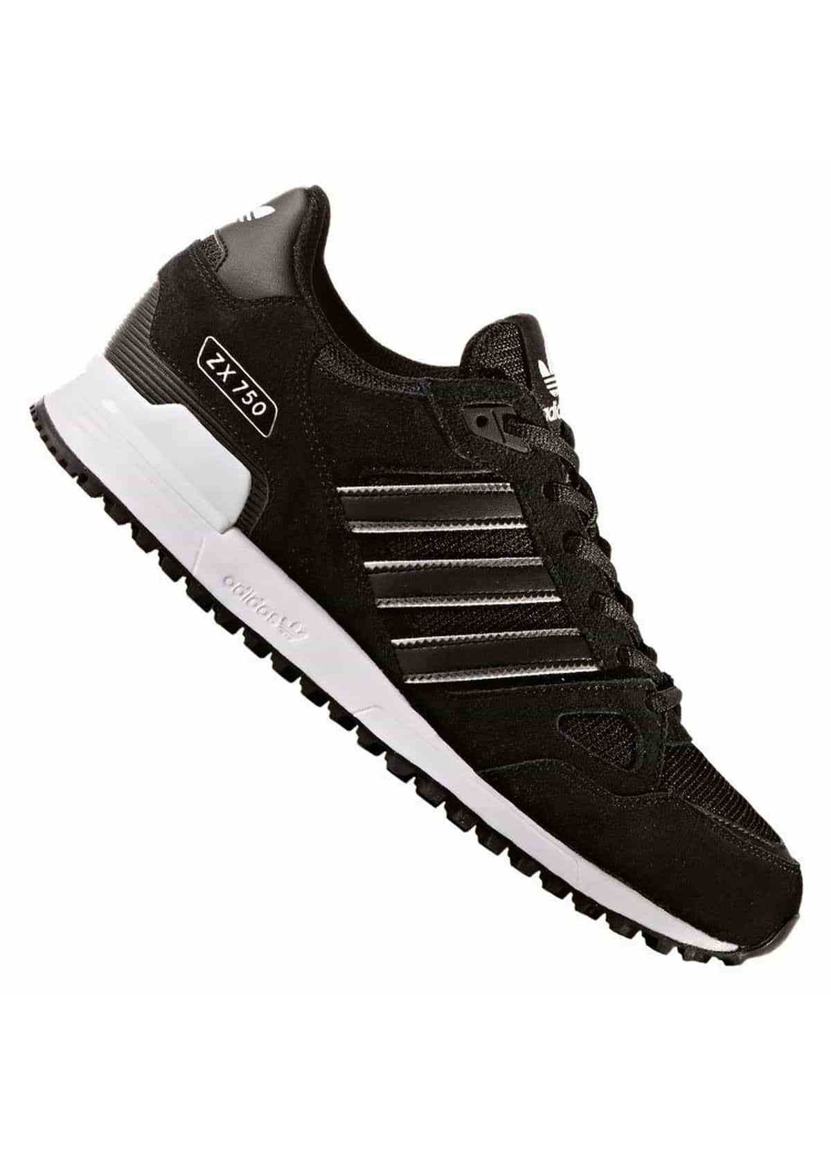Pantofi sport barbati adidas ZX 750, Negru / Alb, 40 EU - eMAG.ro