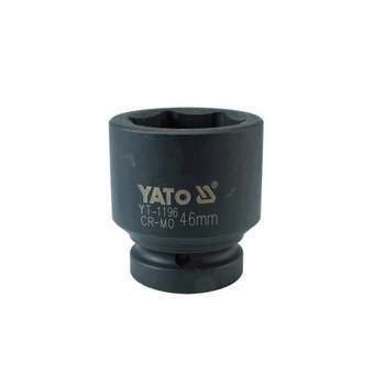 Cheie hexagonala tubulara de impact Yato YT-1196, prindere 1”, 46 mm Cheie hexagonala tubulara de impact Yato YT-1196, prindere 1”, 46 mm