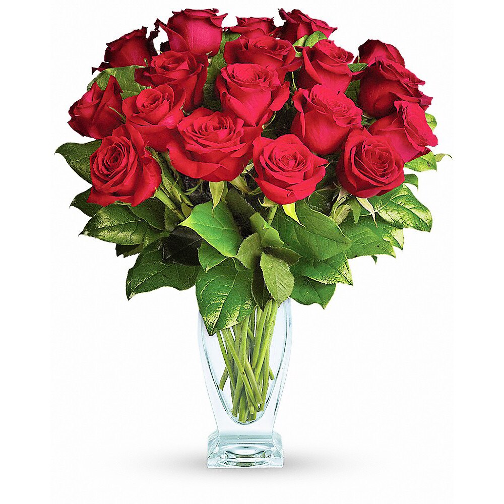 Buchet cu 19 trandafiri rosii - Ruby Rose Perferred - eMAG.ro
