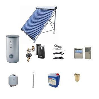 Sistem solar complet format din panou solar cu 15 tuburi vidate Sunsystem VTC 15 si boiler Sunsystem SON 200 litri cu 2 serpentine, grup pompare, vas expansiune , controller Sistem solar complet format din panou solar cu 15 tuburi vidate Sunsystem VTC 15 si boiler Sunsystem SON 200 litri cu 2 serpentine, grup pompare, vas expansiune , controller
